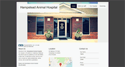 Desktop Screenshot of hampsteadanimalhospital.net