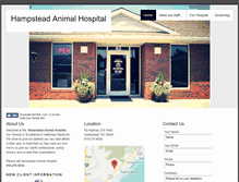 Tablet Screenshot of hampsteadanimalhospital.net